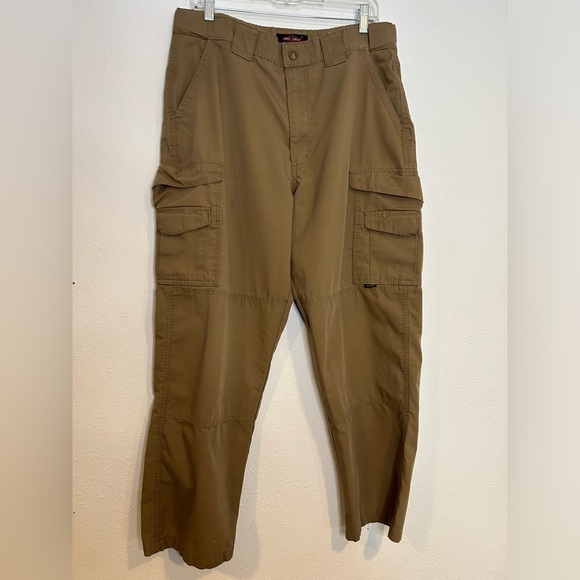 Tru-spec Brown Cargo Pants Size 34 - Picture 1 of 8